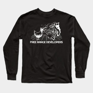 Free Range Developers (White) Long Sleeve T-Shirt